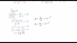 Famous PreCalculus - Solving Rational Equations Profile