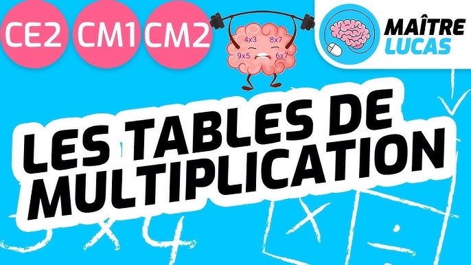 Apprendre ses tables de multiplication - Ecole élémentaire Pierre