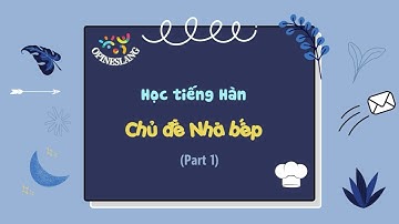 [Học tiếng Hàn] Từ vựng tiếng Hàn: CHỦ ĐỀ NHÀ BẾP | Phần 1: Chủ đề Gia vị Nhà bếp