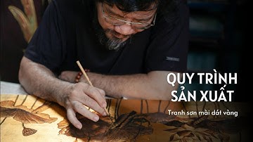 Sản xuất Tranh sơn mài dát vàng quà tặng Kim Concept