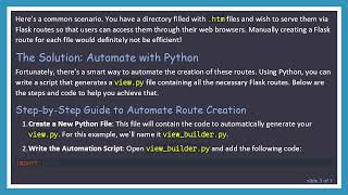 Serving Static HTM Files in Python Flask