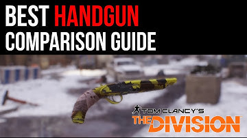The Division | Best Handgun/Sidearm, Shotgun Unlimited Headshots Guide
