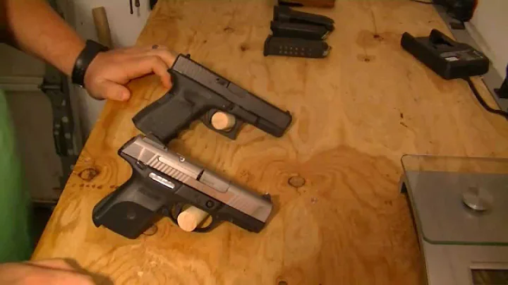 Glock 19 vs Ruger SR9c Bench top Review