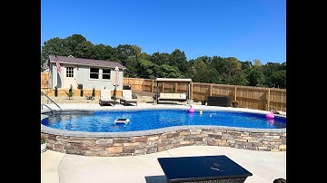 Stealth Freeform Semi-Inground Pool