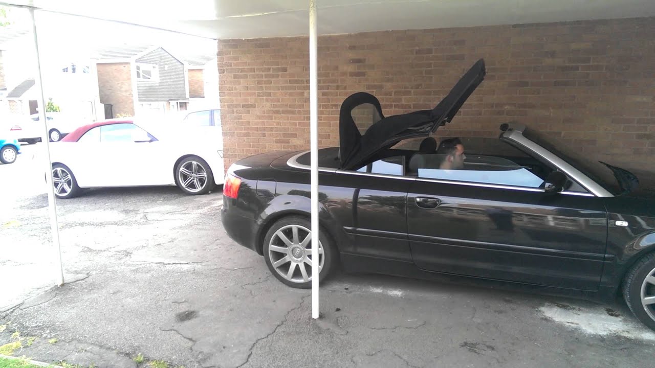 Audi A4 B6/B7 Convertible Cabriolet Roof Fault No 9 YouTube