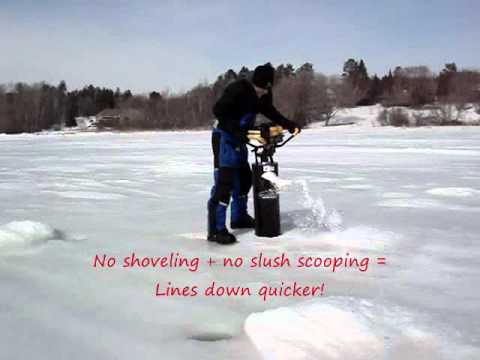 Choosing a Manual Ice Auger - 6 vs. 8 