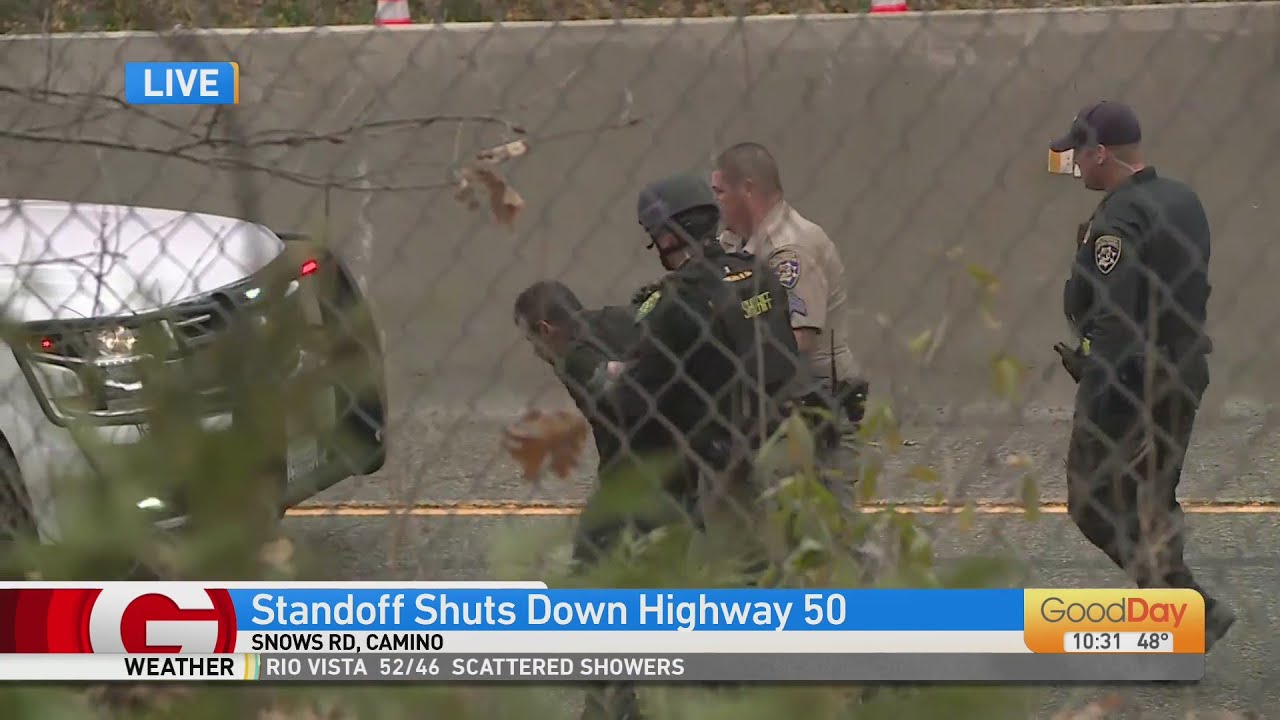 Hwy. 50 Chase Suspect Arrested Near Camino After Standoff - YouTube