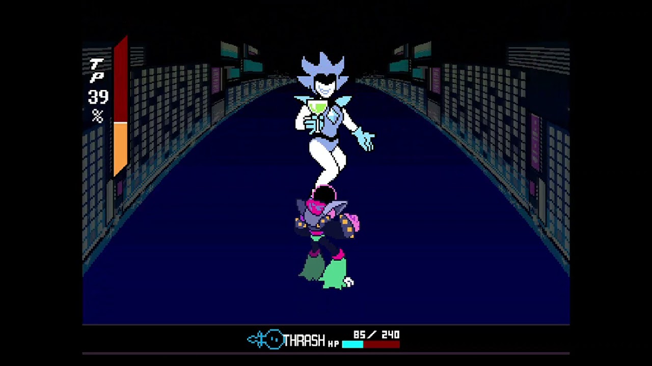 Deltarune chapter 2 queen thrash machine fight