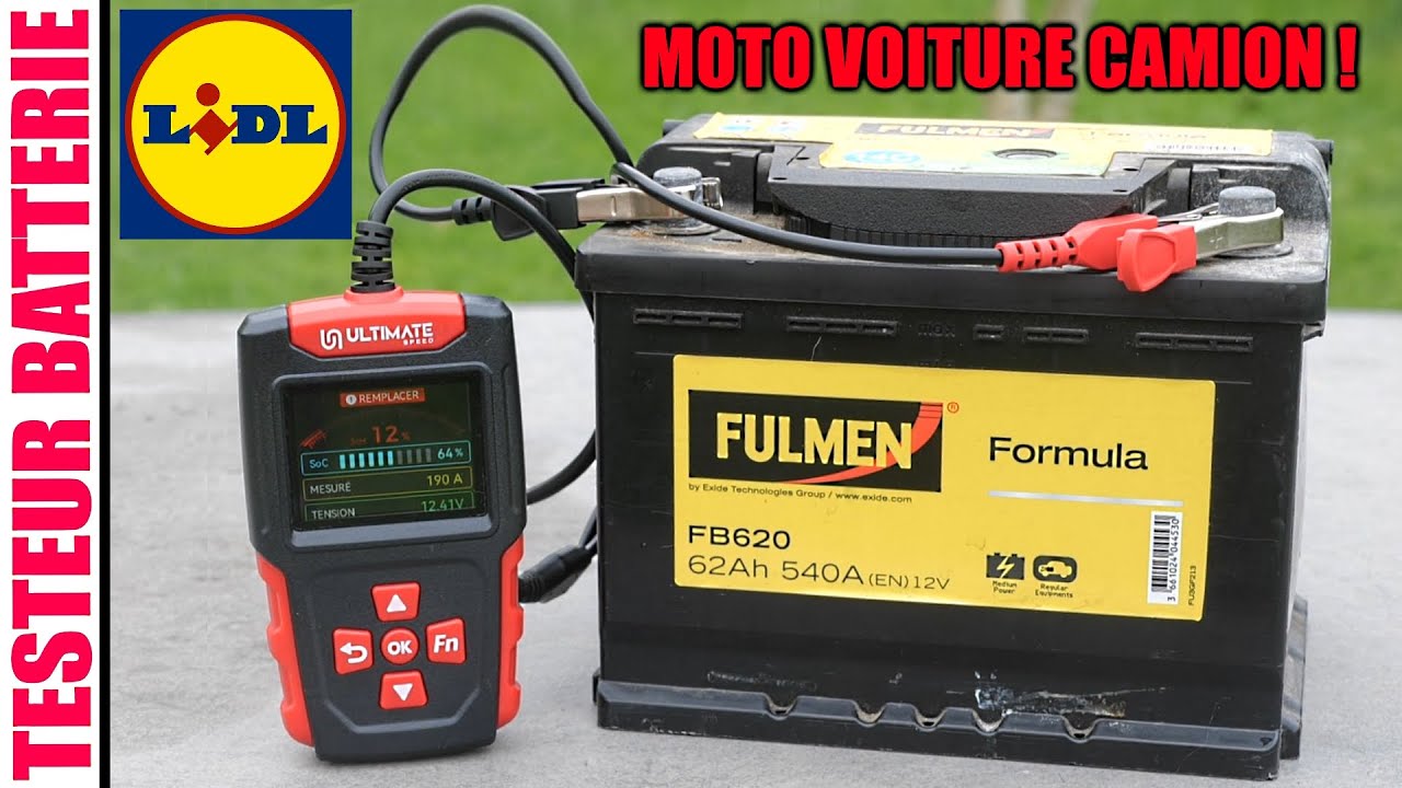 LIDL ТЕСТЕР АВТОМОБИЛЬНЫХ АККУМУЛЯТОРОВ ULTIMATE SPEED USBD1 A1 6V 12V 24V 100- 2000A