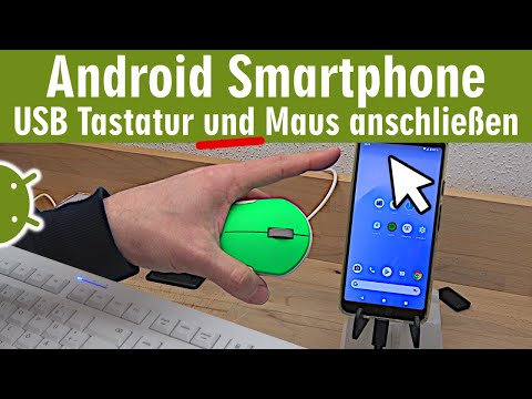 Video: So Schließen Sie Eine Tastatur Oder Maus An Ihr Android-Telefon An