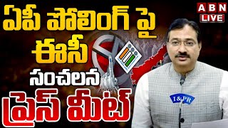 🔴LIVE : AP Election Commissioner Press Meet | EC Mukesh Kumar | AP Assembly Elections Polling | ABN