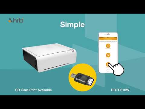 HiTi P310W Wireless Dainty ID Photo Printer Introduction