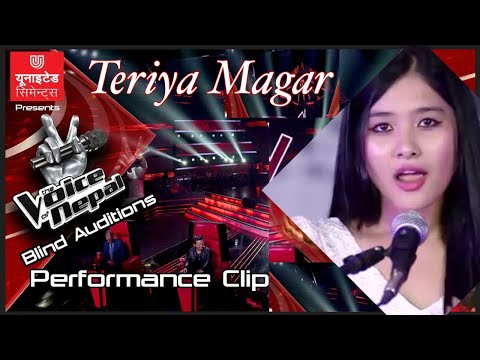 Teriya Magar | The Voice Of Nepal Season 3 | Blind Audition 2021 | Aao Naa Hindi song