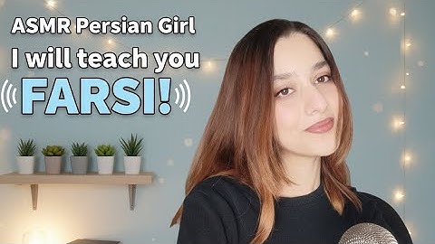 ASMR Persian Girl Teaches You Farsi ☀️🦁💛 | Learn Persian with Whispering & Gentle Sounds