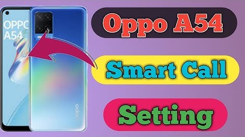 Oppo A54 Call Recording Setting || How To Enable Smart Call Recording On Oppo A54 In Hindi ||