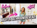 MY DREAM MASTER BATHROOM REVEAL + TOUR!! DIY BATHROOM MAKEOVER!