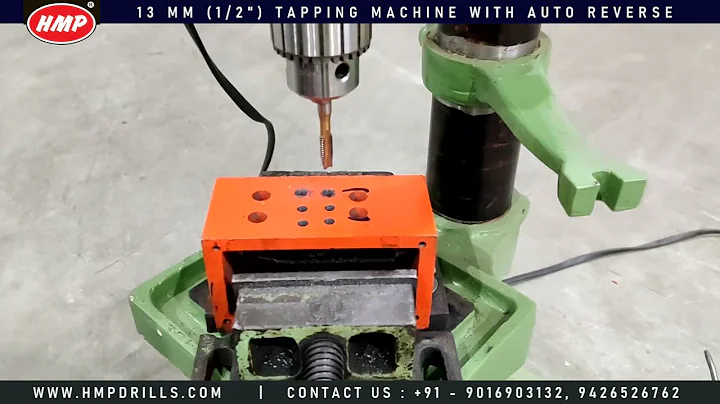 HMP 13mm Tapping Machine Manufacturer Rajkot Bhavnagar Jamnagar Ahmedabad Gujarat INDIA