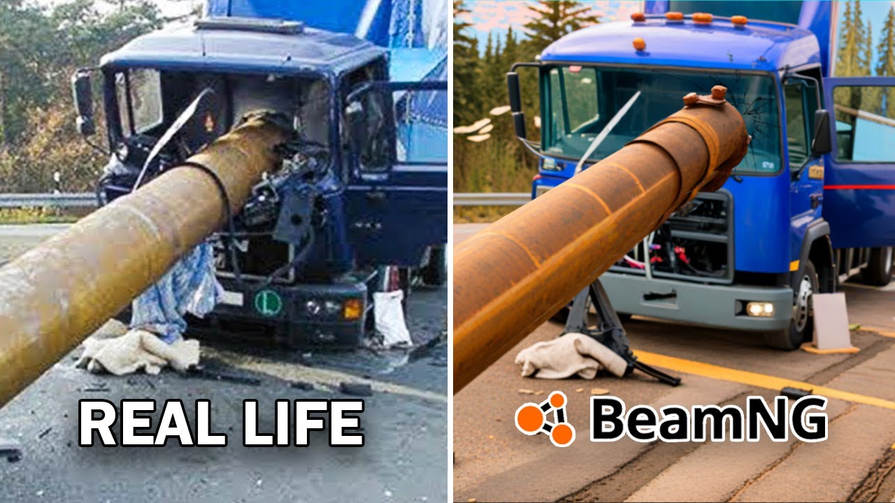 Accidents Based on Real Life Incidents | BeamNG.drive #13