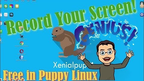 Free screen recording in Puppy Linux!!!
