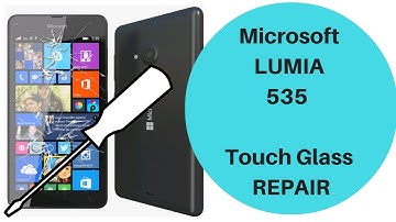 Microsoft Lumia 535 phone - touch glass repair guide - CrocFIX