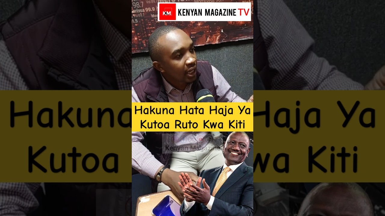 INJECT leader Morara Kebaso speaks on REMOVING Ruto in 2027 elections