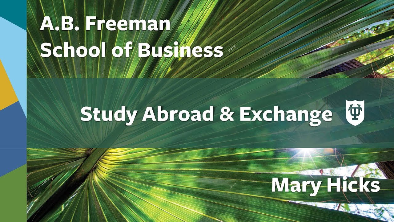 Tulane 2022 Family Weekend Presentation Freeman School of Business