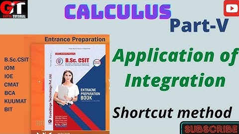 Calculus part-V Application of Integration  Entrance preparation #mathematics   #shortcut #trick