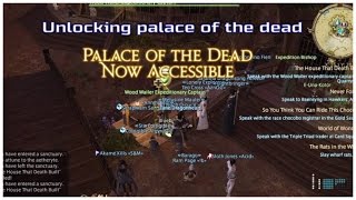 Unlocking palace of the dead.
