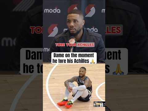 Dame says he never felt “pity” after his injury