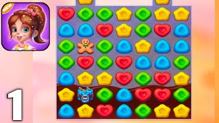 Candy Smash - Match 3 Game - Gameplay Walkthrough Part 1 All Levels 1-15 (Android & iOS) screenshot 4