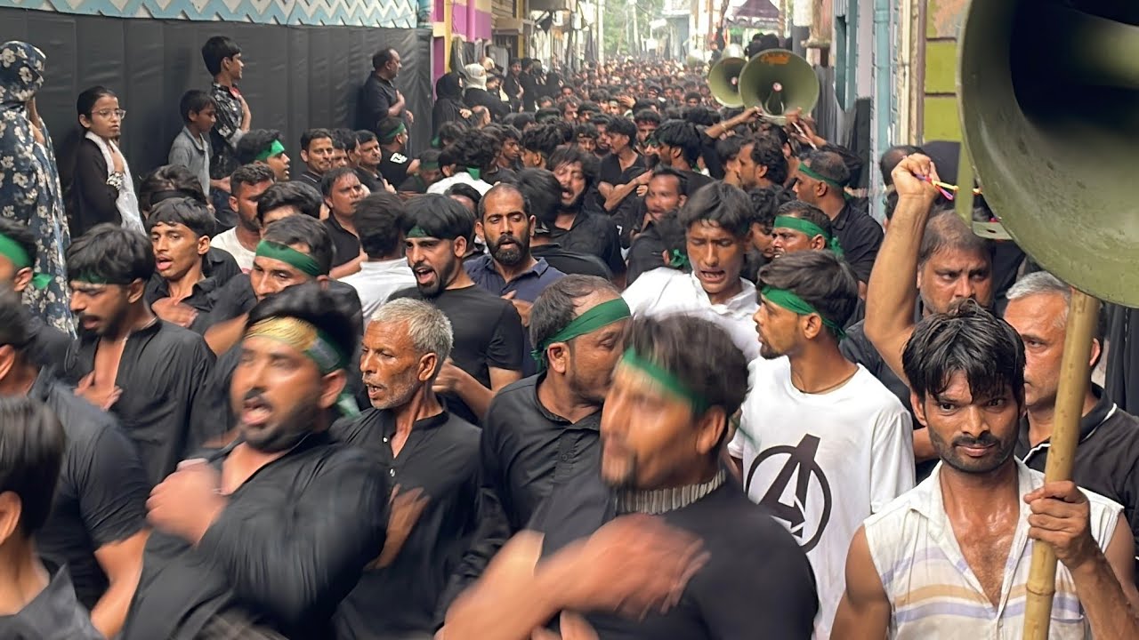 9 Muharram juloos 2025 | Anjuman e Haidery Nowgawan Sadat