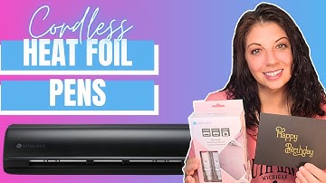 First Look at the Heat Foil Pen with the Silhouette Cameo 5 🔥