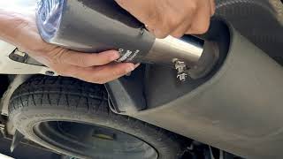 Diy pasang muffler tip untuk toyota wish