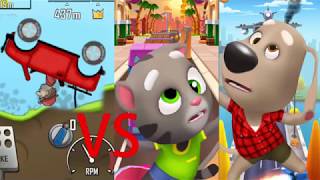 Talking tom gold funny fail all VS Hill climb racing funny fail screenshot 5