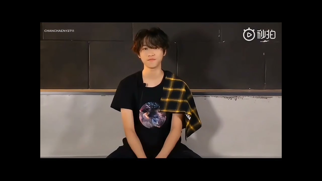 Zhang Jiahao's early trainee promotional video