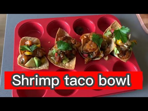 Shrimp taco bowl  #mouthwatering