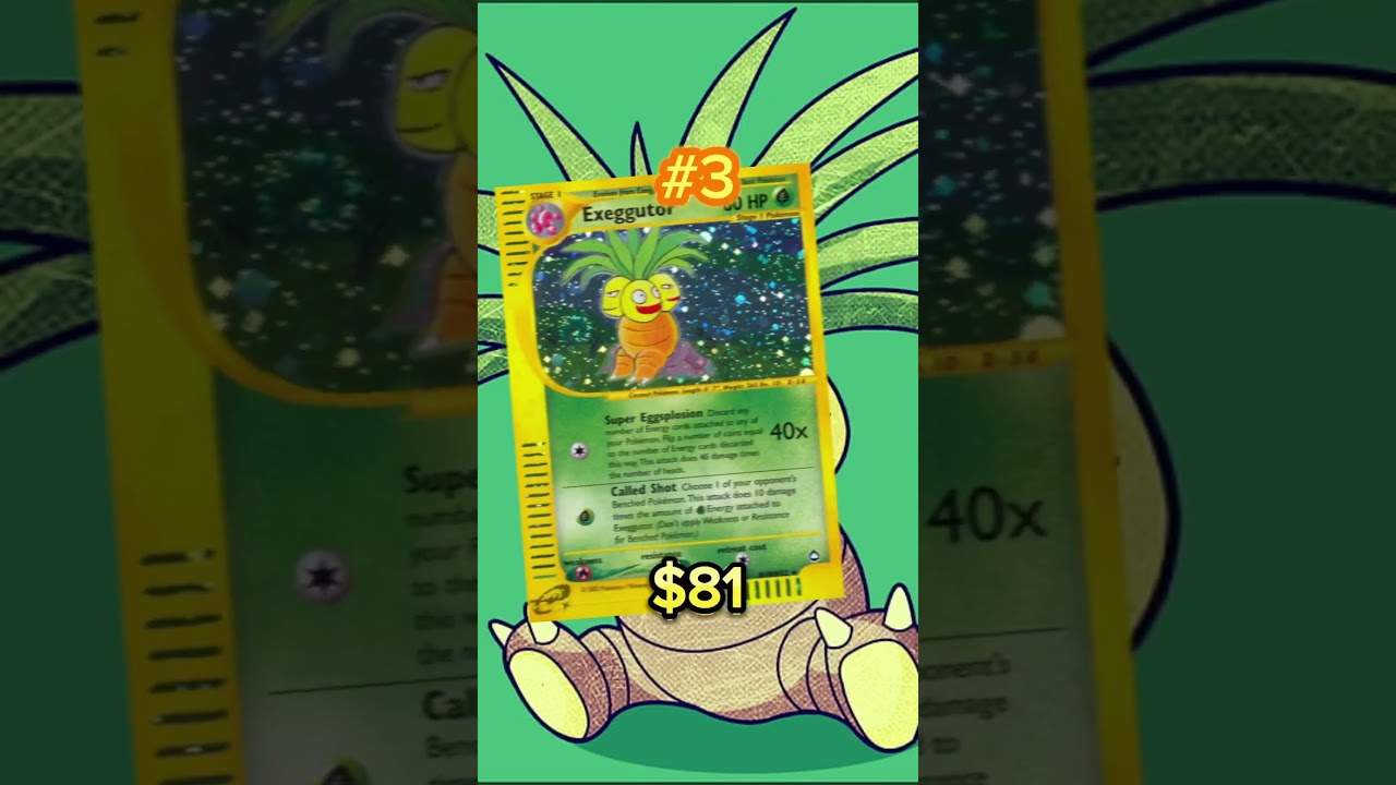 Most Valuable Exeggutor Pokémon Cards 