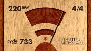 220 BPM 4/4 Wood Metronome HD screenshot 4