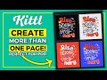 Kittl Infinite Canvas is HERE! Finally Create More Than ONE Page