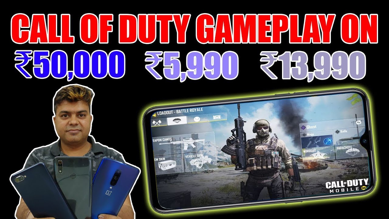 CALL OF DUTY MOBILE GAME PLAYBACK ON 5000 INR PHONE! - 