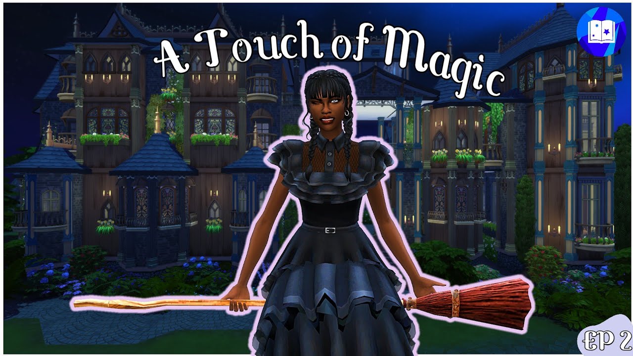 First Day of Magic School and Visiting Moonwood Mill | The Sims 4 LP (EP 2)