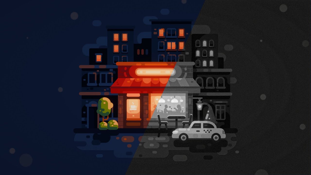 Night Café | 3D Model Breakdown