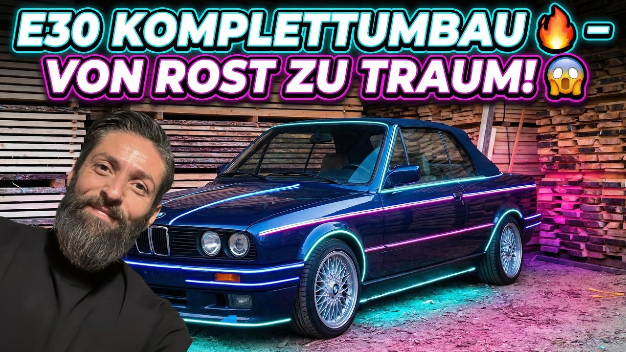 🔥 E30 RESTAURATION – VON ROST ZU TRAUM! KOMPLETTUMBAU MIT NEUER FARBE, INTERIEUR & STIL! 🔧