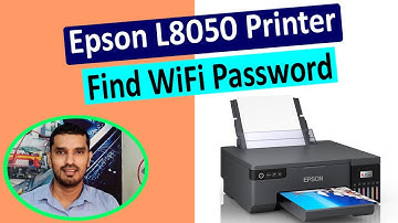 Epson L8050 Printer WiFi Password Find II How To Find WiFi Password Epson L8050 Printer