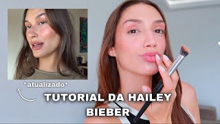 SEGUI O TUTORIAL DE MAQUIAGEM DA HAILEY BIEBER ATUALIZADO *PASSO A PASSO COMPLETO*