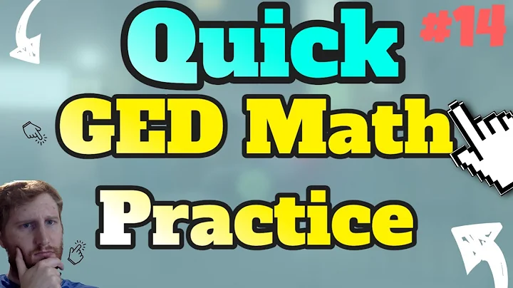 Quick GED Math Practice Test 2023 Part 14! | Made Easy