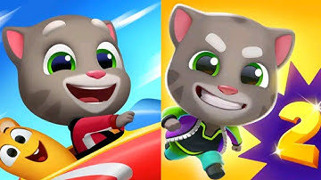 Talking Tom Sky Run Vs Talking Tom Gold Run2