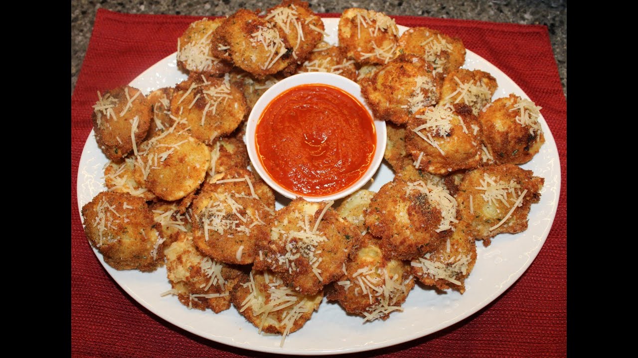Making St. Louis Fried Ravioli with Marinara Sauce from In the Kitchen with David (David Venable