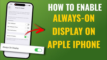How to Enable Always-On Display on Apple iPhone | English