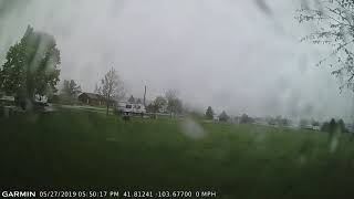 Hail in Gering, NE